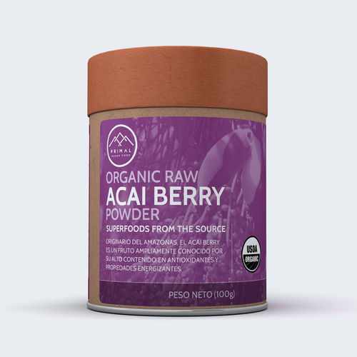 Açaí Berry Orgánico en Polvo