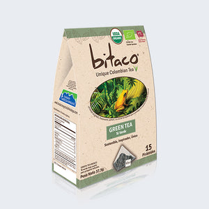 Té Negro o Verde Orgánico Bitaco Tea