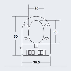 Bidet Tapa Manual Wasser