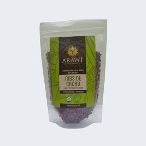 Cacao Nibs Orgánico de Arawi