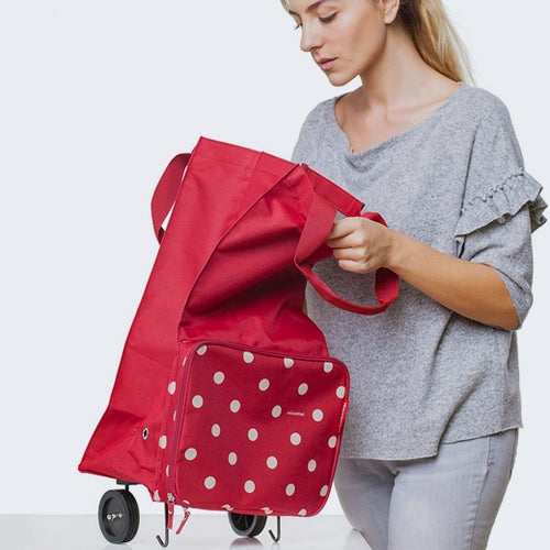 Carro Plegable con Bolsa para Compras