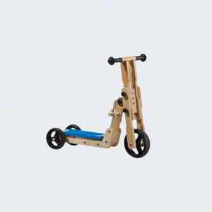 Scooter 2 en 1 hecho de Madera Sostenible