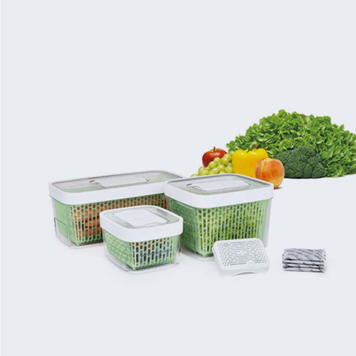 Contenedor con Filtro para Preservar Frutas y Verduras